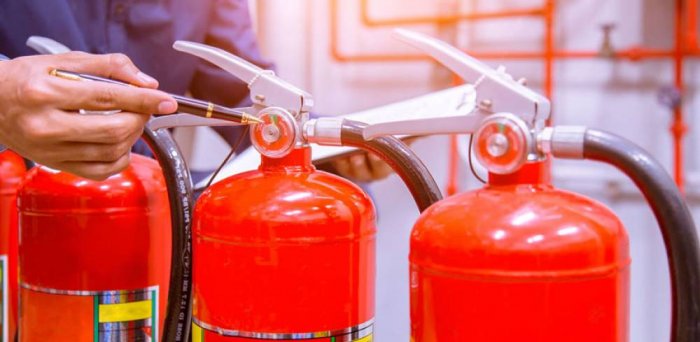 Перезарядка огнетушителей